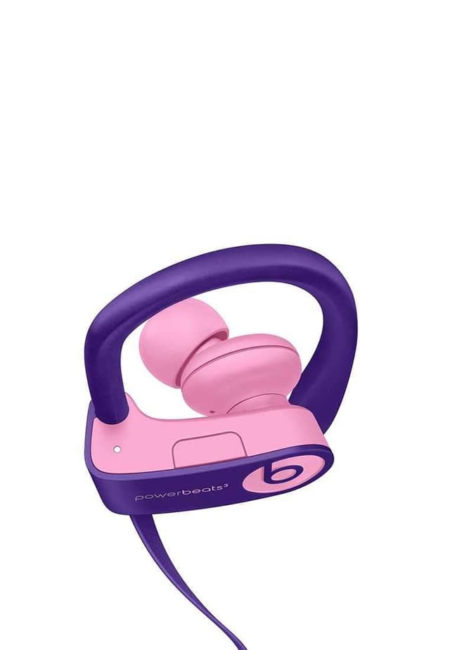 beats powerbeats 3 wireless in ear stereo headphones pop violet