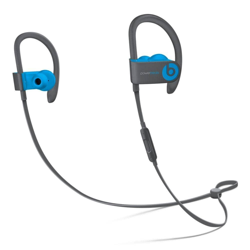 beats powerbeats 3 wireless in ear stereo headphones flash blue