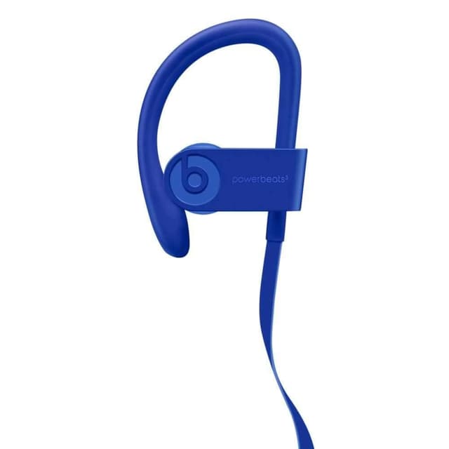 beats powerbeats 3 wireless in ear stereo headphones break blue