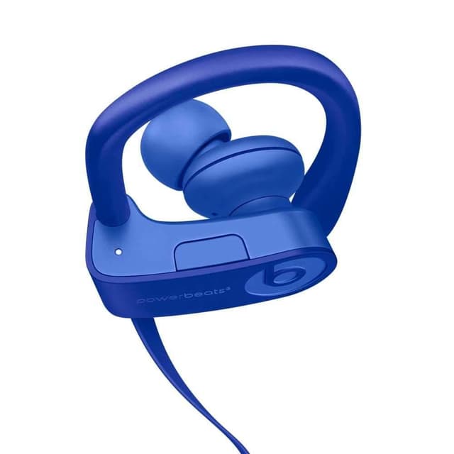 beats powerbeats 3 wireless in ear stereo headphones break blue