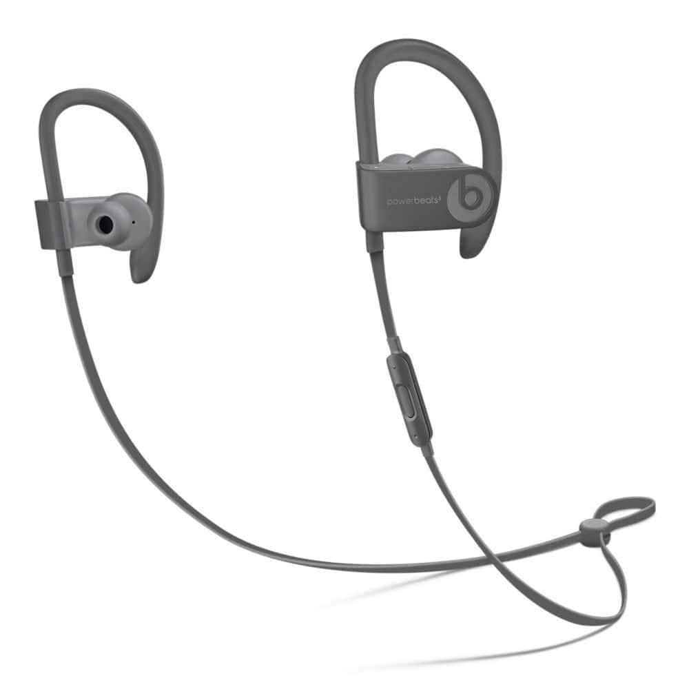 beats powerbeats 3 wireless in ear stereo headphones asphalt gray