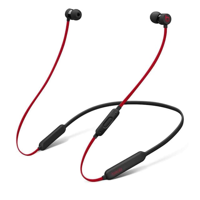 beats x wireless earphones black red
