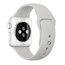 حزام ساعة BeHello - Apple Watch 38/40mm Silicone Strap - حجري رمادي