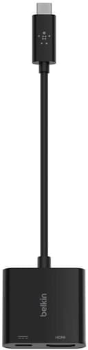 محول طاقة Belkin - USB-C to HDMI 60W Power Delivery - أسود