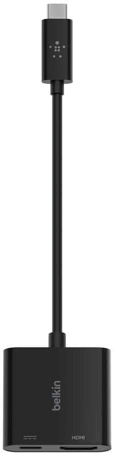محول طاقة Belkin - USB-C to HDMI 60W Power Delivery - أسود