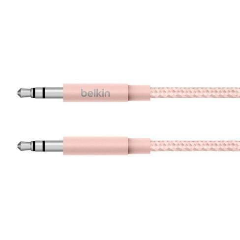 وصلة (كيبل) أواكس AUX لون ذهبي وردي BELKIN - MIXIT Metallic AUX Cable - Rose Gold - SW1hZ2U6MzE3OTU=