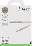 وصلة (كيبل) أواكس AUX لون ذهبي BELKIN - MIXIT Metallic AUX Cable - Gold - SW1hZ2U6MzE4MDQ=