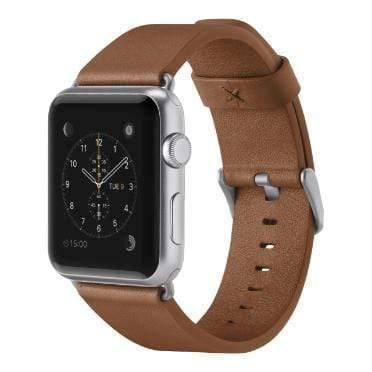 belkin apple watch strap for 42 mm series 1 2 3 genuine italian leather tan - SW1hZ2U6MzM5MzA=