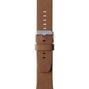 حزام ساعة آبل لون بني داكن  belkin apple watch strap for 42 mm series 1/2/3 genuine italian leather tan - SW1hZ2U6MzM5MzI=