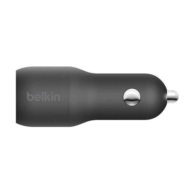 belkin pd dual car charger 30w usb c 18w usb a 12w black - SW1hZ2U6NTMxNzc=