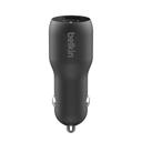 belkin pd dual car charger 30w usb c 18w usb a 12w black - SW1hZ2U6NTMxNzg=