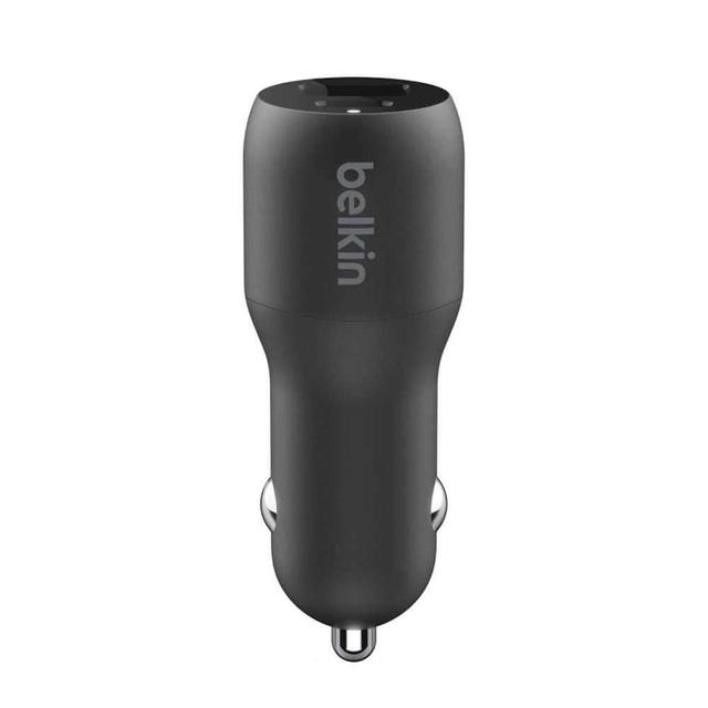 belkin pd dual car charger 30w usb c 18w usb a 12w black - SW1hZ2U6NTMxNzg=