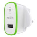 شاحن سريع مع منفذ Lightning وكابل USB-A أبيض Belkin - Ultra Ultra-fast Usb Mains Charger EU With Lightning Cable - SW1hZ2U6NTU4ODM=