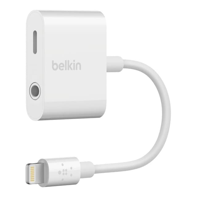 belkin rockstar 3 5mm audio lightning connector for charge adapter