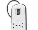 belkin 8 way 2 m surge protection strip with 2 x 2 4 a shared usb charging white