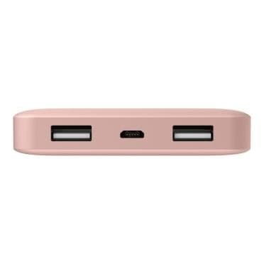 باور بانك 5000 ملي أمبير لون ذهبي وردي BELKIN - Pocket Power 5000 mAh Power Bank Rose Gold