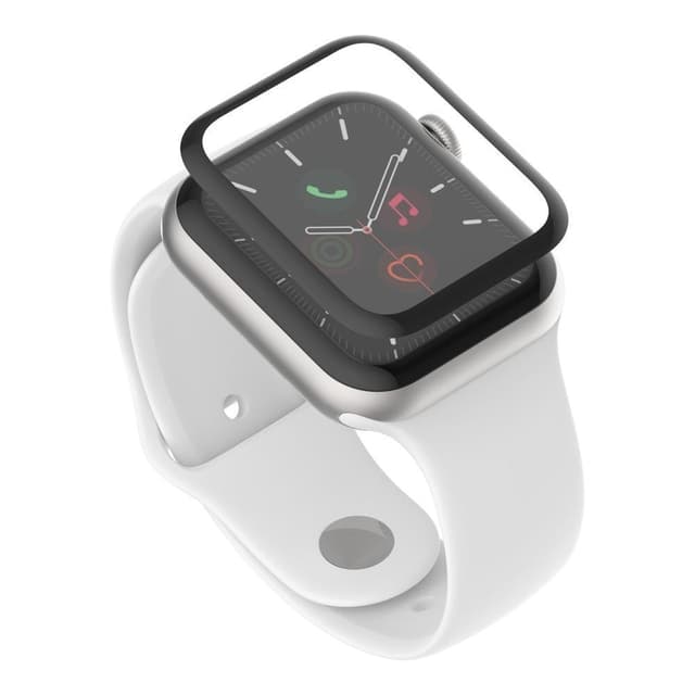 شاشة حماية لساعة آبل Belkin SCREENFORCE TrueClear Curve Screen Protector for Apple Watch Series SE/6/5/4   - 44ملم أسود