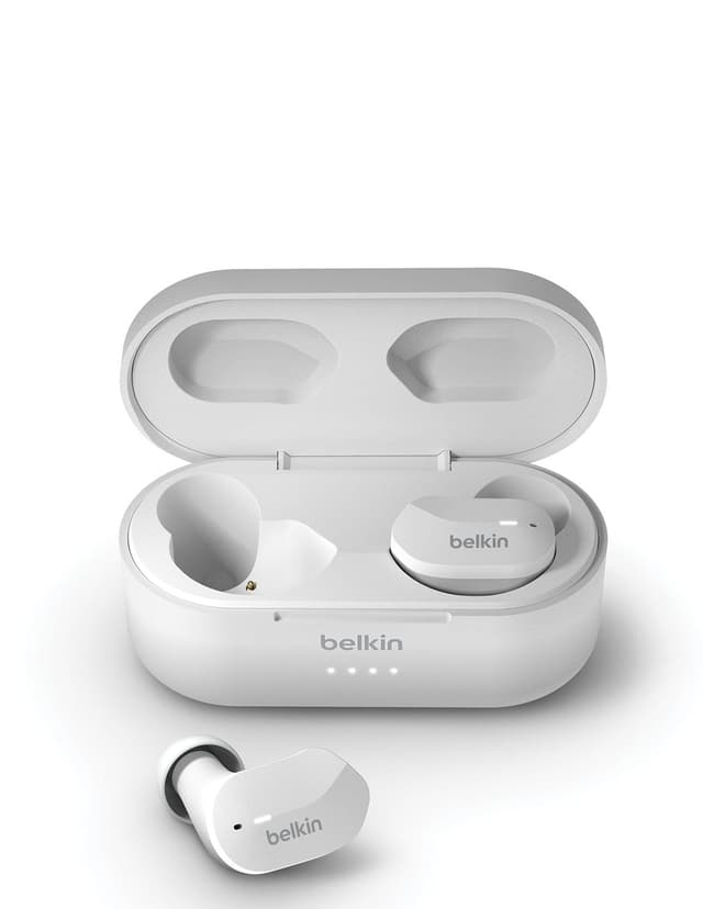 سماعة Belkin - SOUNDFORM True Wireless Earbuds - أبيض