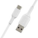 belkin boost charge usb c to usb a pvc cable 1meter white - SW1hZ2U6NTU3OTM=