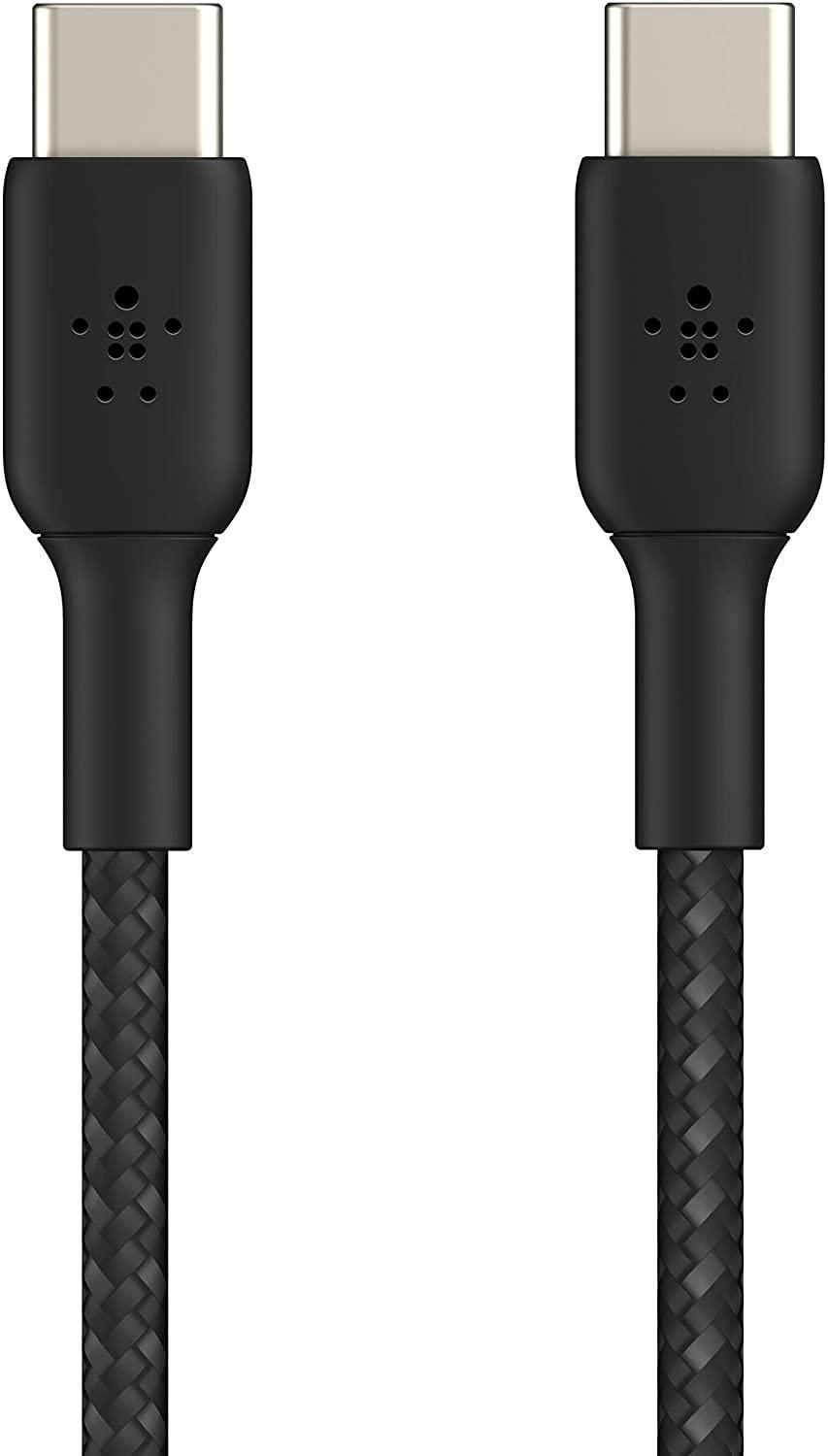 belkin boost charge usb c to usb c braided cable 2meter black