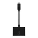 belkin rockstara 3 5mm audio a usb c connector for charge adapter black