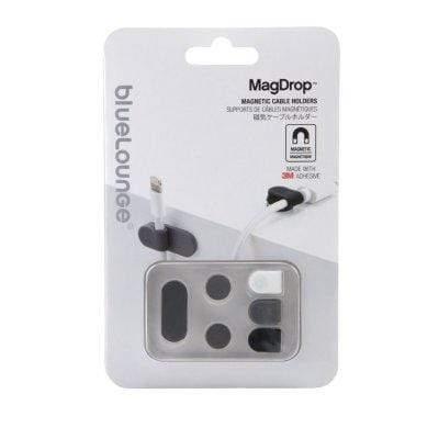 bluelounge magdrop magnetic cable tie large grey white