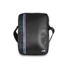 حقيبة BMW - Tricolor Stripe Leather Tablet Bag 10 - أسود