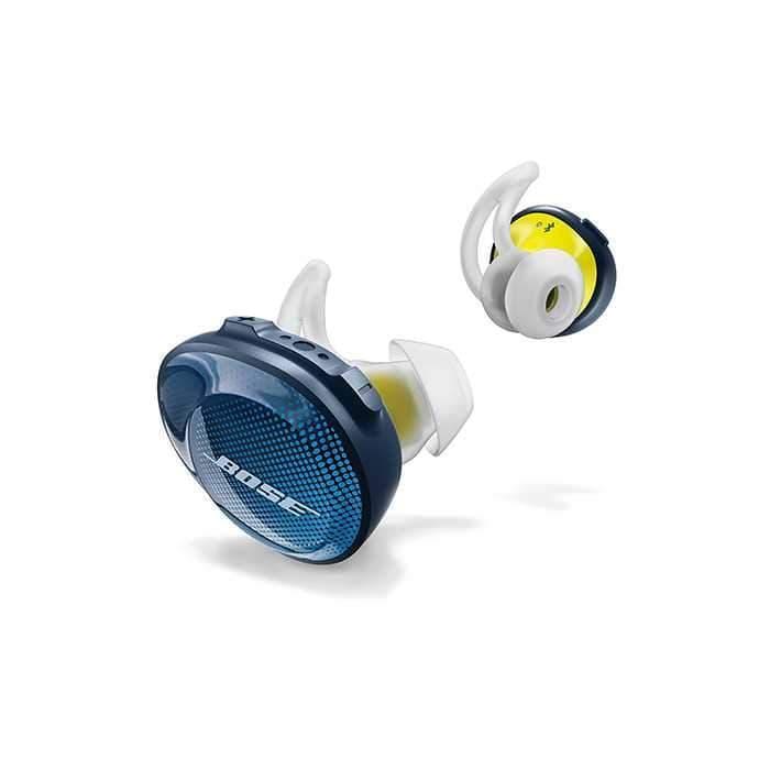 bose soundsport free wireless in earbuds navy citron