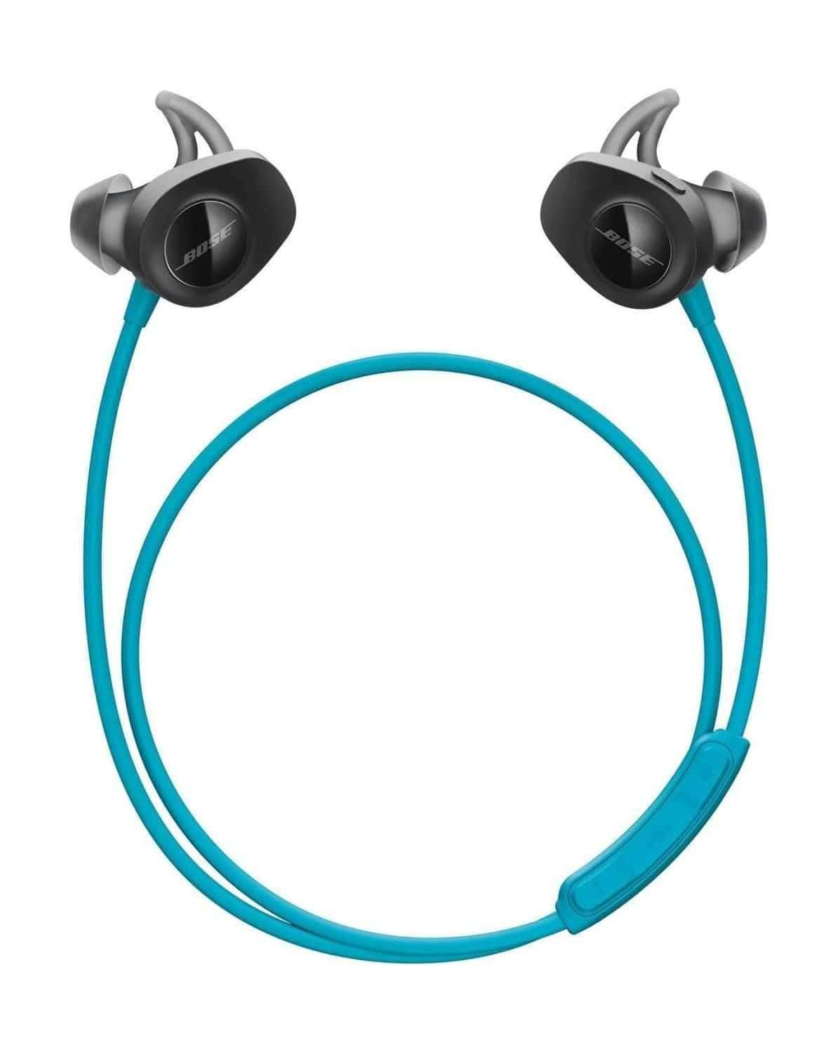 bose soundsport wireless in ear headphone blue