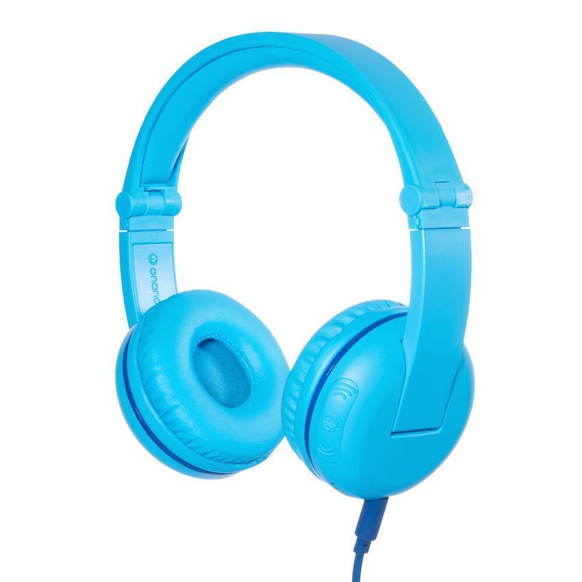 buddyphones play bluetooth headphones glacier blue