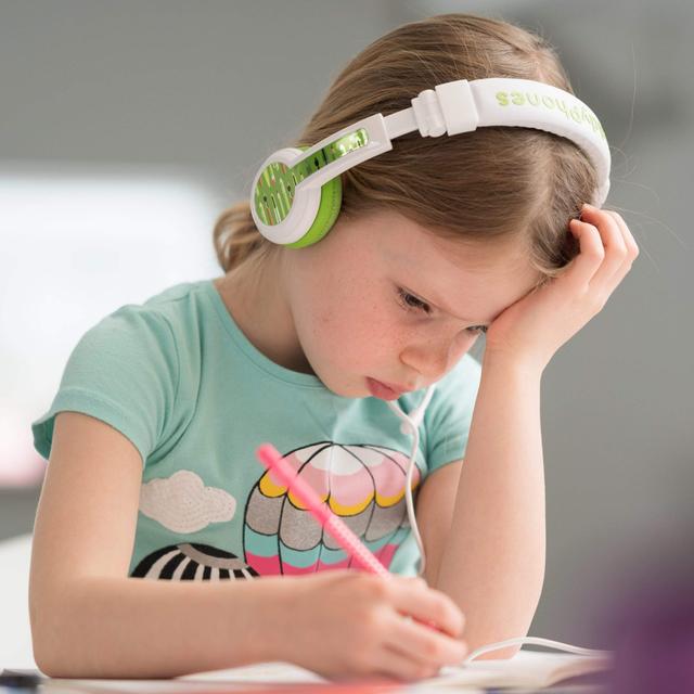 buddyphones school plus kids headphones high performance beam mic detachable buddycable for sharing foldable cushioned headband green - SW1hZ2U6NTYwNjI=