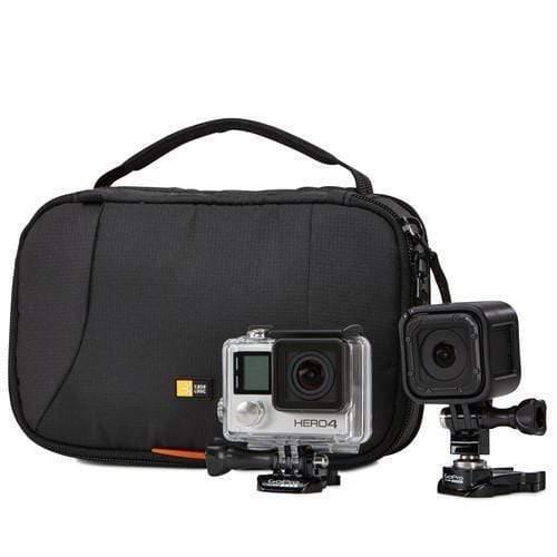 case logic rugged action camera bag black