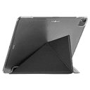 Case-Mate case mate ipad 10 2 7th gen flip folio case leather origami design w 360 protection transparent back w multiple viewing mode auto sleep wake for ipad 10 2 7th gen black