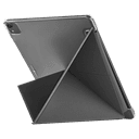 Case-Mate case mate ipad 10 2 7th gen flip folio case leather origami design w 360 protection transparent back w multiple viewing mode auto sleep wake for ipad 10 2 7th gen black