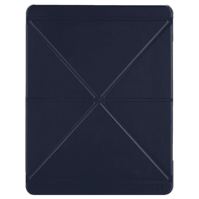 Case-Mate case mate ipad pro 11 2nd gen 2020 multi stand folio case leather origami design w 360 protection transparent back w multiple viewing mode auto sleep wake blue