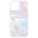 Case-Mate case mate soap bubble case for apple iphone 12 12 pro 10 ft drop protection w micropel anti microbial layer 1 pc construction bubble effect design wireless charging compatible iridiscent