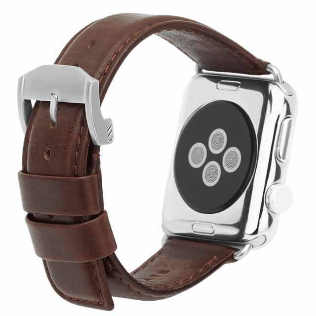 حزام ساعة آبل 42mm جلد بني CASE-MATE Apple Watchband Tobacco - SW1hZ2U6MzQ1ODE=