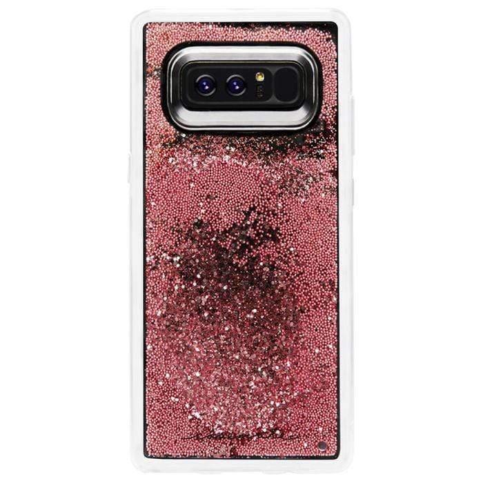 كفر سيلكون لامع لهاتف Samsung Galaxy Note 8 زهري Waterfall - CASE-MATE