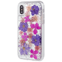 كفر سيلكون لامع لهاتف iPhone XS/X أزهار Karat Petals Case - CASETIFY - SW1hZ2U6MzQ2Mjc=