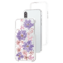 كفر سيلكون لامع لهاتف iPhone XS/X أزهار Karat Petals Case - CASETIFY - SW1hZ2U6MzQ2Mjg=