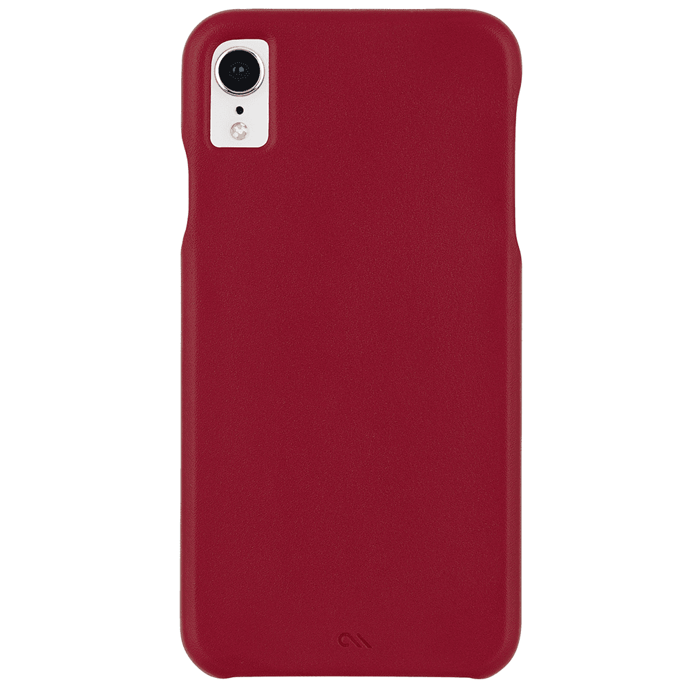 Case-Mate case mate barely there leather for iphone xr cardinal