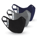 Case-Mate case mate safe mate washable cloth mask large to xl 3 pack black navy gray