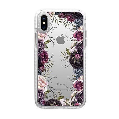 casetify iphone xs x impact case dark floral - SW1hZ2U6NTY0OTg=