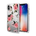 casetify iphone xs x impact case pink floral roses
