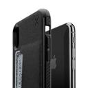 كفر سيلكون لهاتف iPhone XS/X مع محفظة أسود Essential Woven Pocket - CASETIFY - SW1hZ2U6MzQ2NDQ=