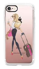 كفر ايفون 7 و8 بلاستيك مع رسمة على الخلفية تخص السفر بناتي من كيستيفاي CASETIFY Airplane Mode Case for iPhone 8 / 7