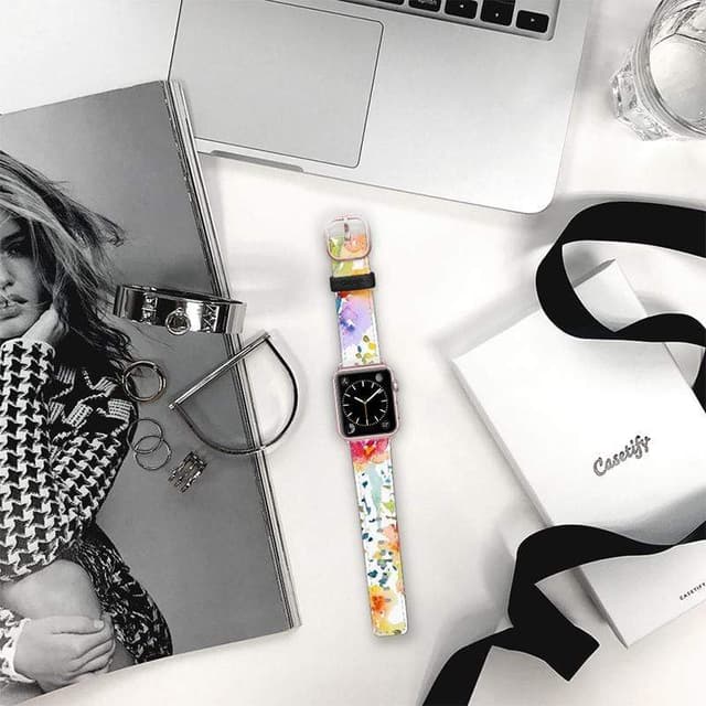 casetify apple watch band stainless steel for all series 42 mm silver