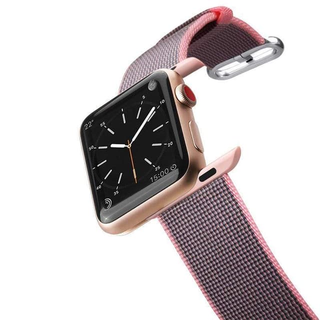 حزام ساعة آبل قماش 42mm زهري Apple Watch Band Nylon Fabric All Series - CASETIFY