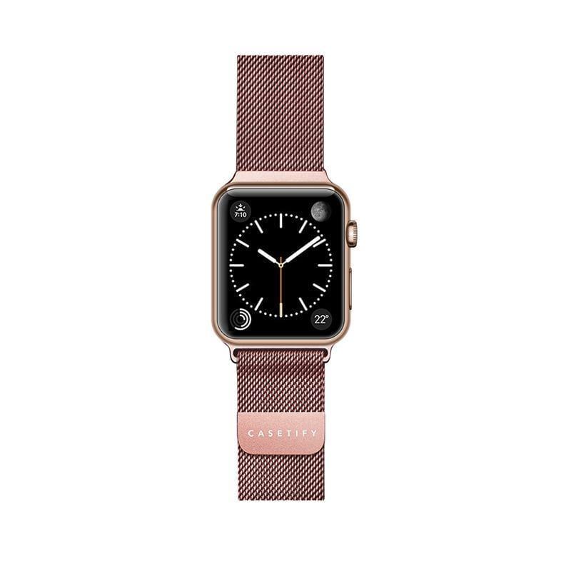 حزام ساعة آبل معدن مغناطيس 38mm نحاسي Apple Watch Band Stainless Steel for All Series - CASETIFY