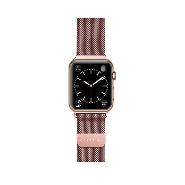 حزام ساعة آبل معدن مغناطيس 38mm نحاسي Apple Watch Band Stainless Steel for All Series - CASETIFY - SW1hZ2U6MzQ2OTA=